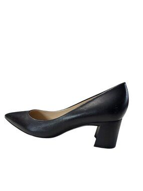 Marc Fisher Leather Block Heel Pumps